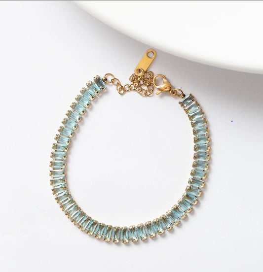 Aquamarine / Seafoam Blue Tint Bracelet