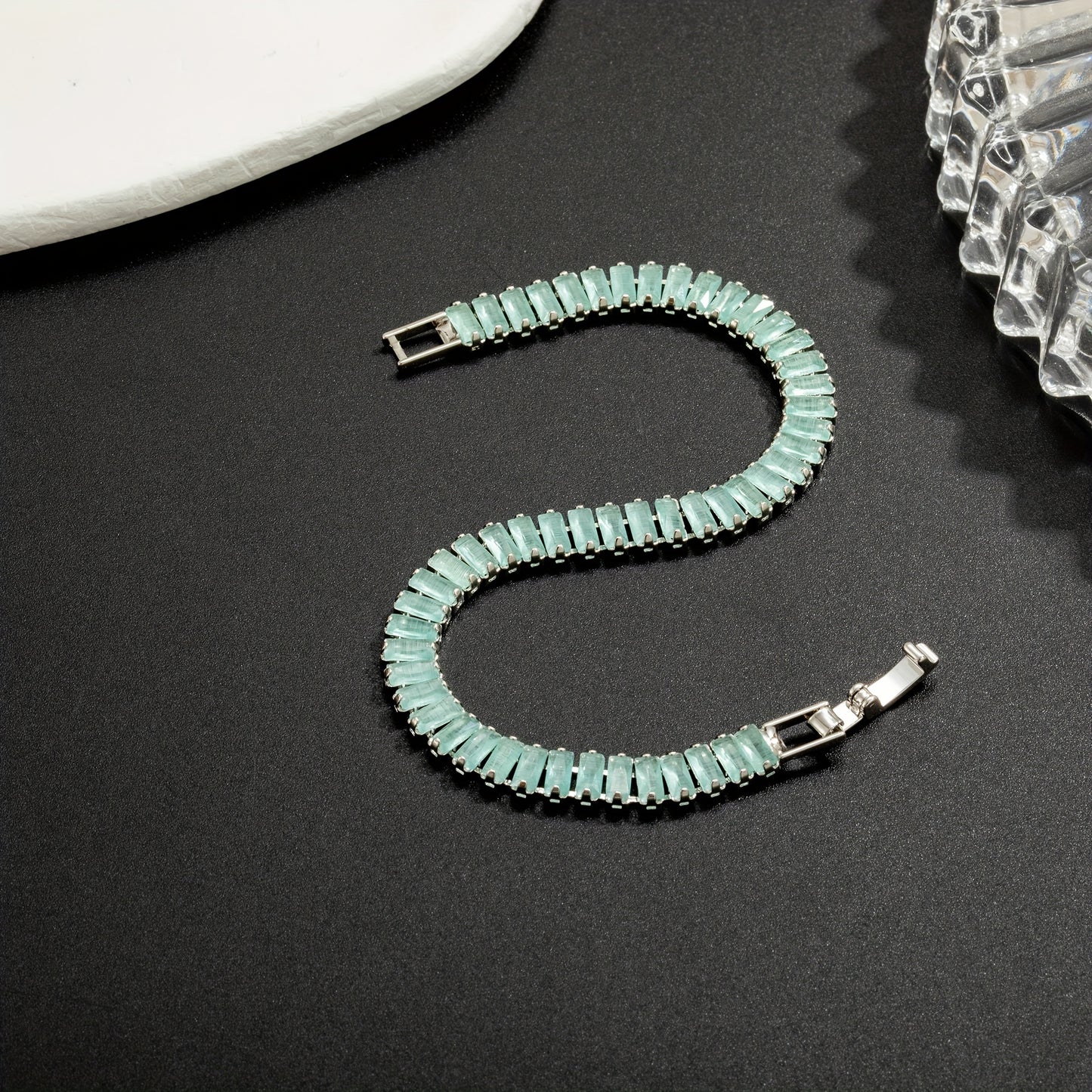 Aquamarine / Seafoam Blue Tint Bracelet