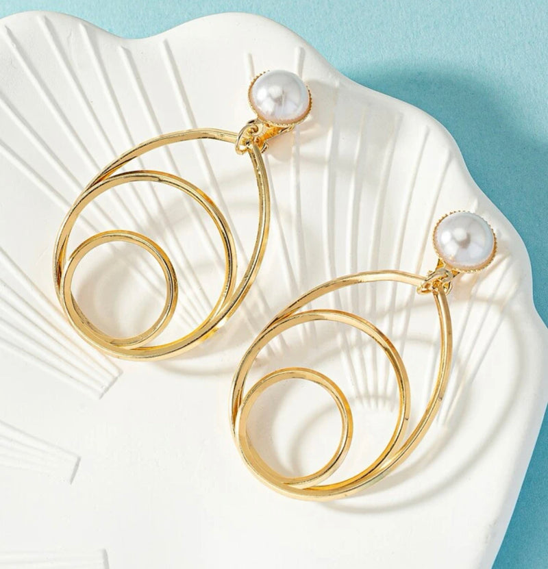 Multiloop Dangle Earrings