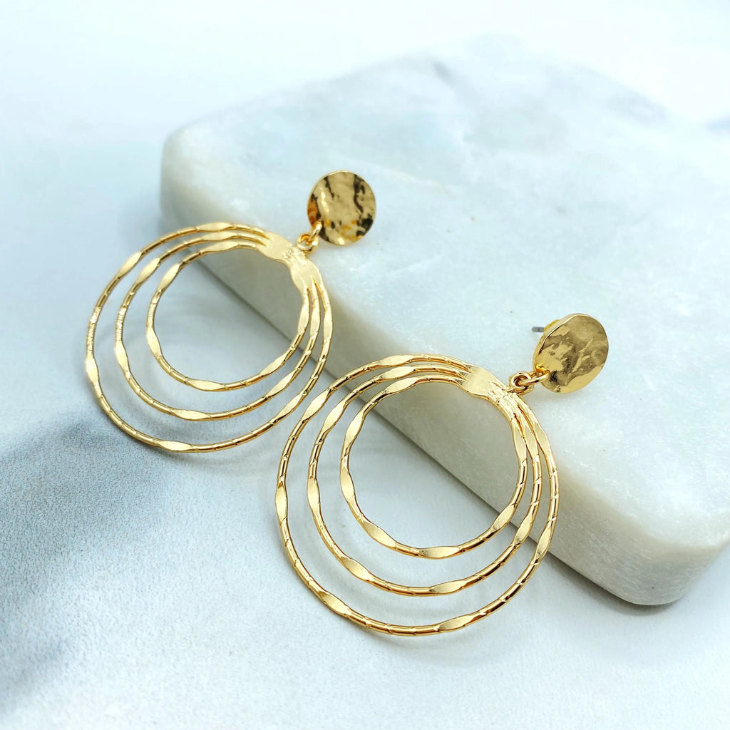 Multiloop Dangle Earrings